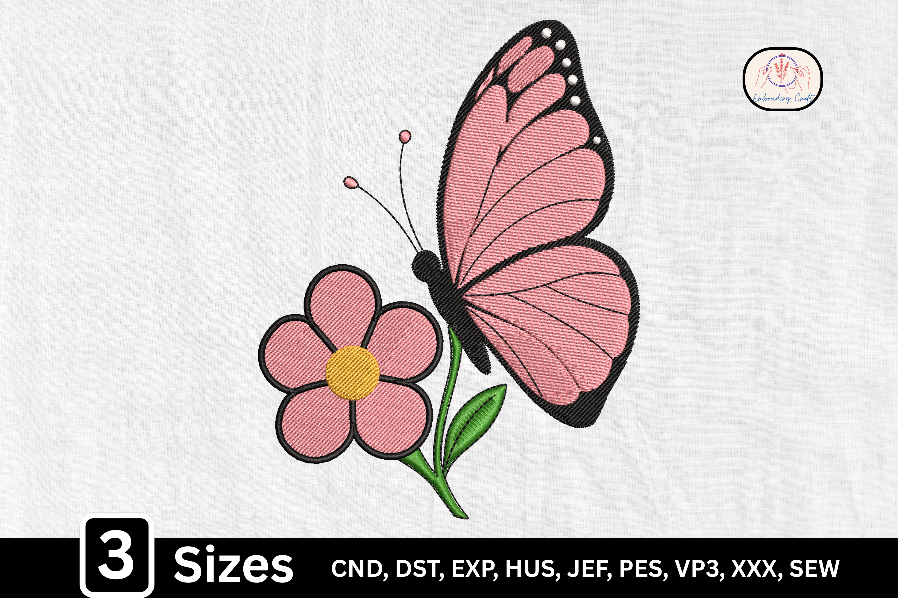 Pink Butterfly Flower