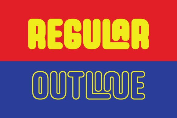 Prond Font PNG with transparent background - Preview 1
