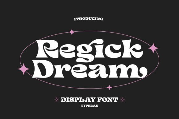 Regick Dream Font PNG with transparent background - Preview 1