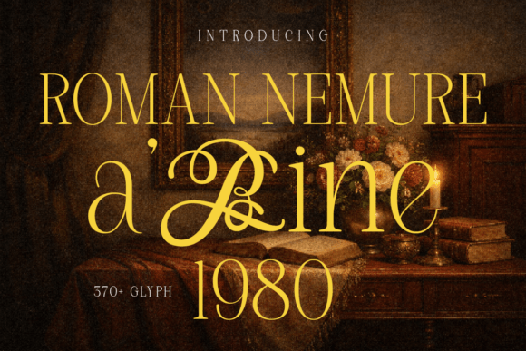 Roman Nemure Serif Font By Muflieart