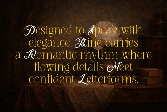 Roman Nemure Font PNG with transparent background - Preview 1