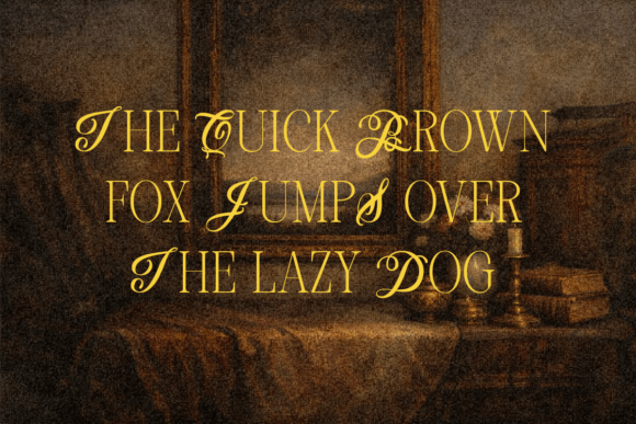 Roman Nemure Font PNG with transparent background - Preview 6