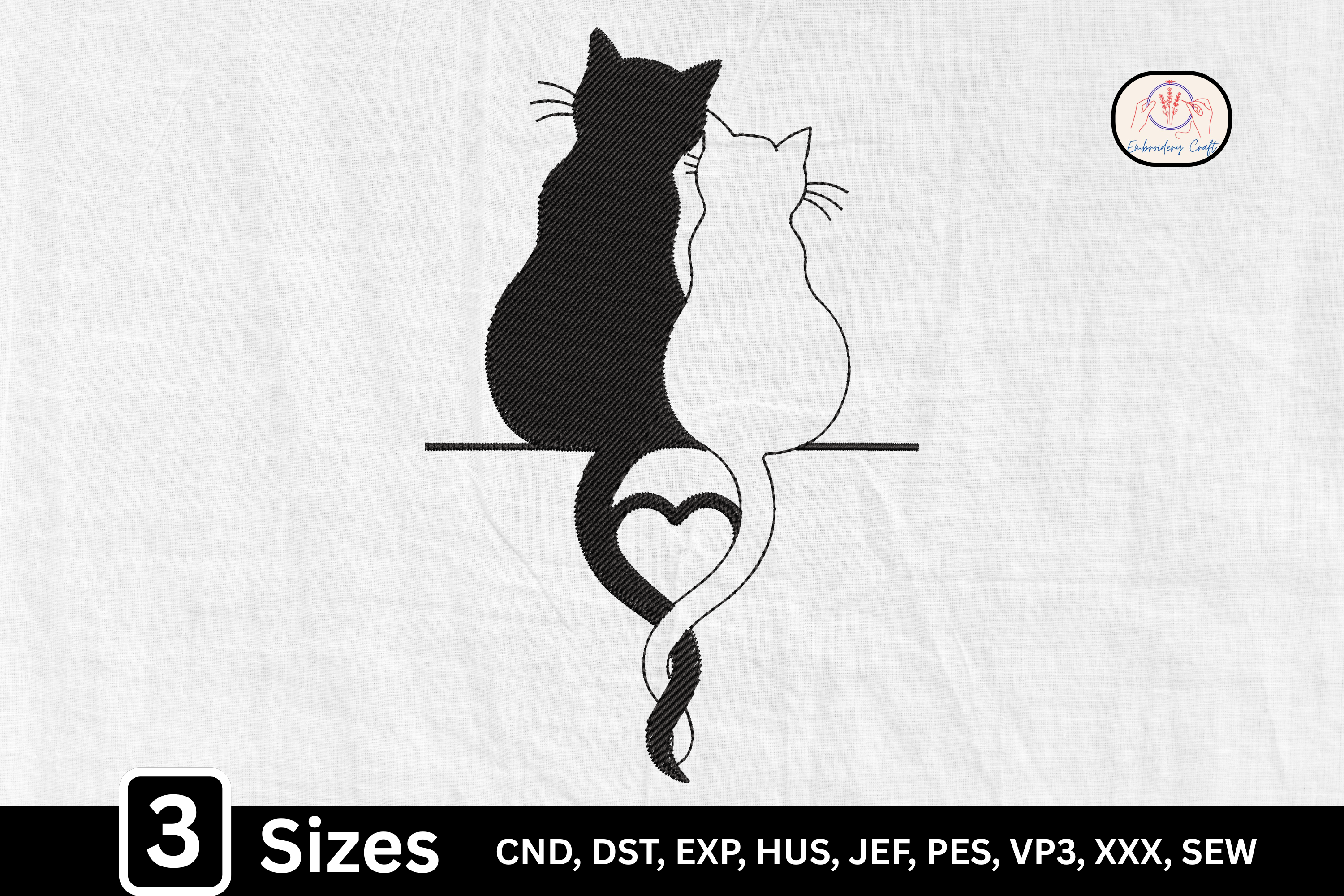 Romantic Couple Love Cat