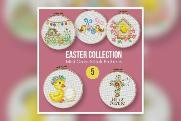 SET-Easter-02-5 Cross Stitch Pattern PDF