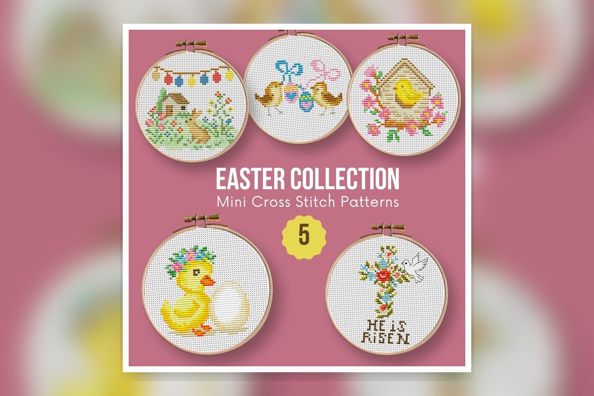 SET-Easter-02-5 Cross Stitch Pattern PDF
