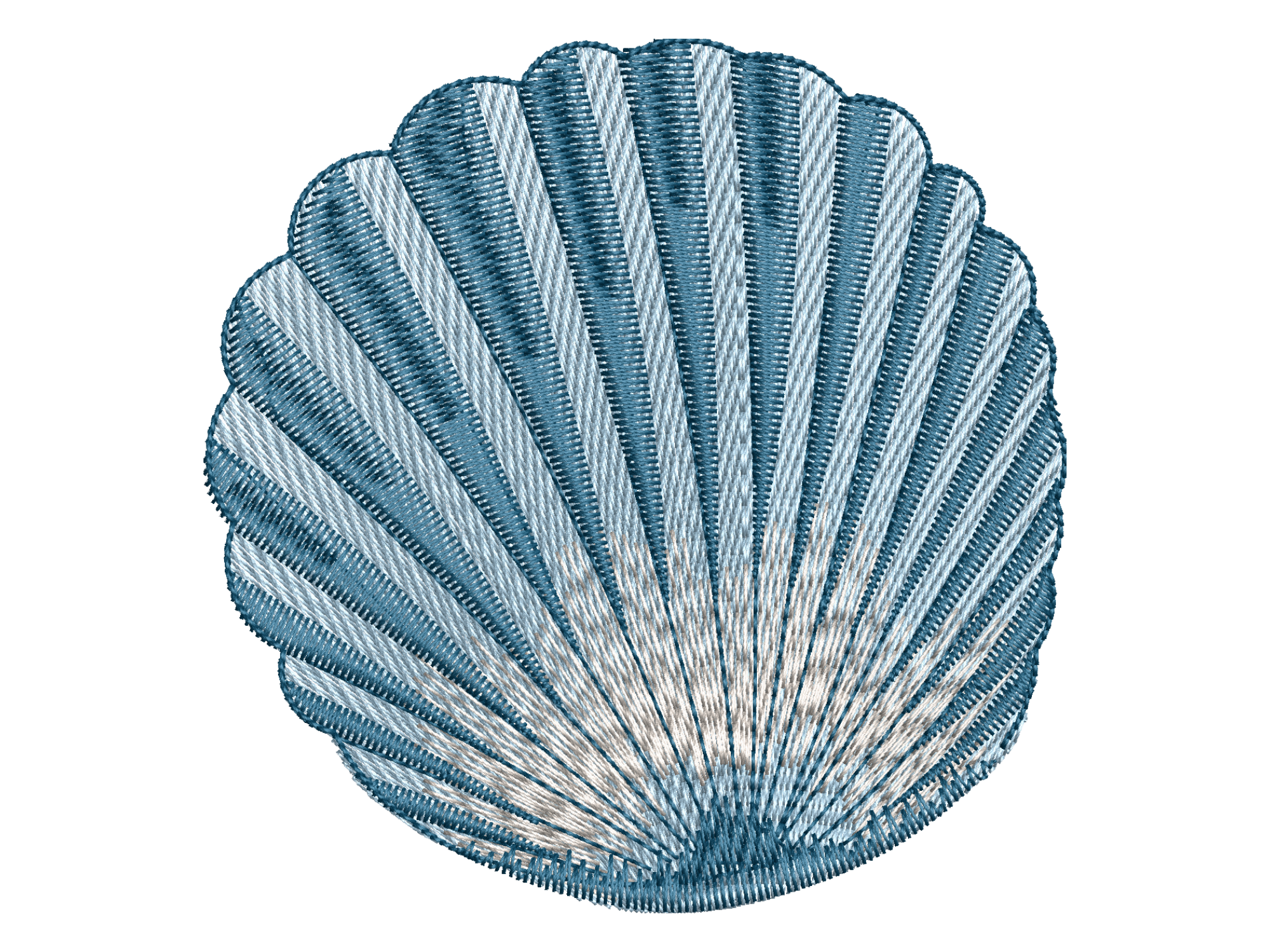 Scallop Shell Embroidery