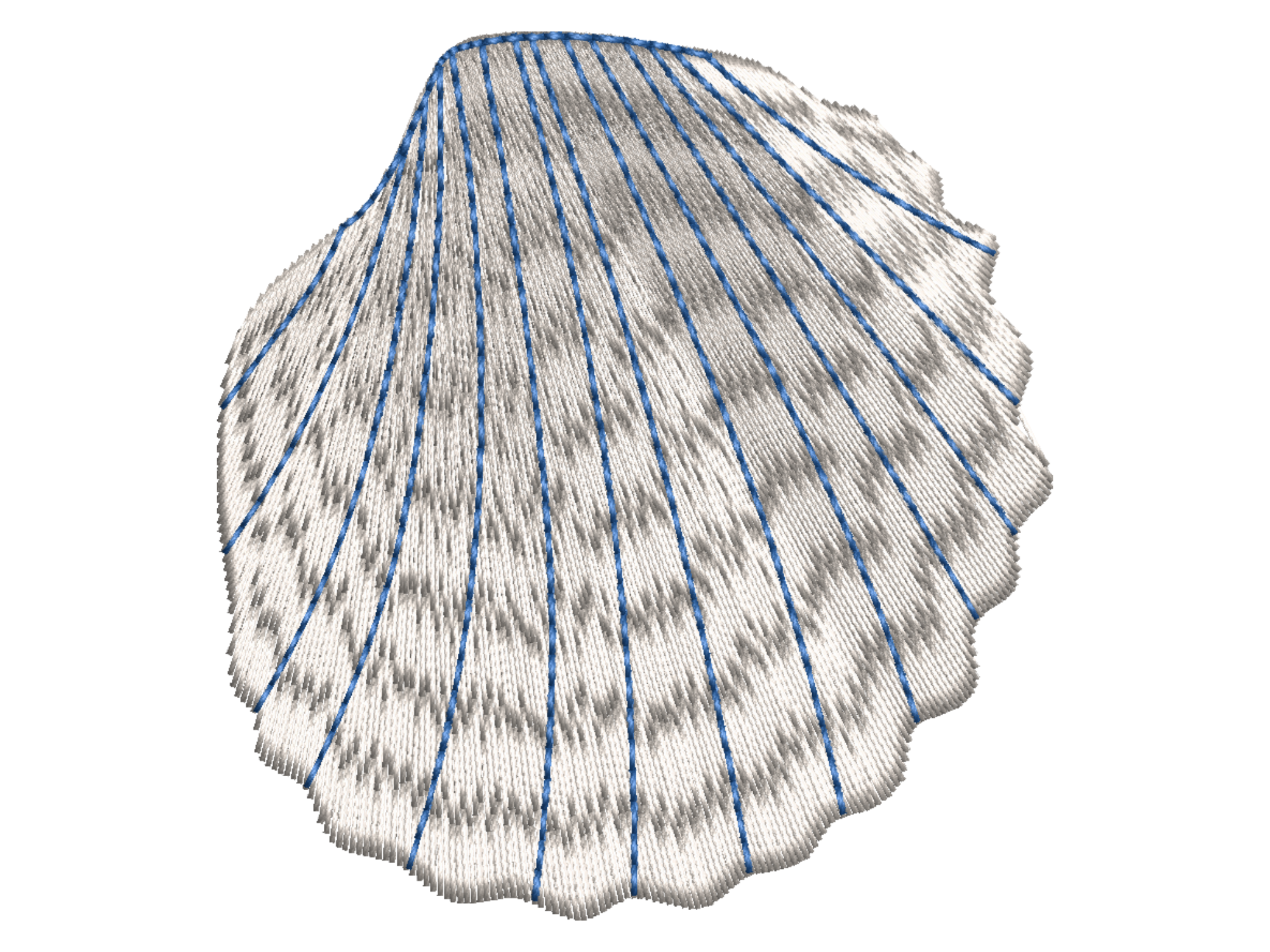 Seashell Embroidery Design