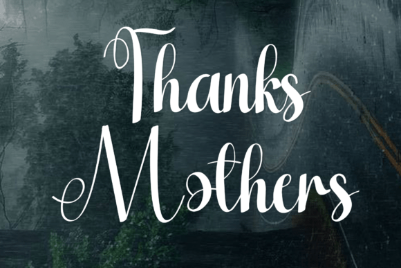 Single Breaking Font PNG with transparent background - Preview 4