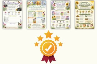 Wildlife & Pollinator Garden Tracker Graphic by KDPLab · Creative Fabrica