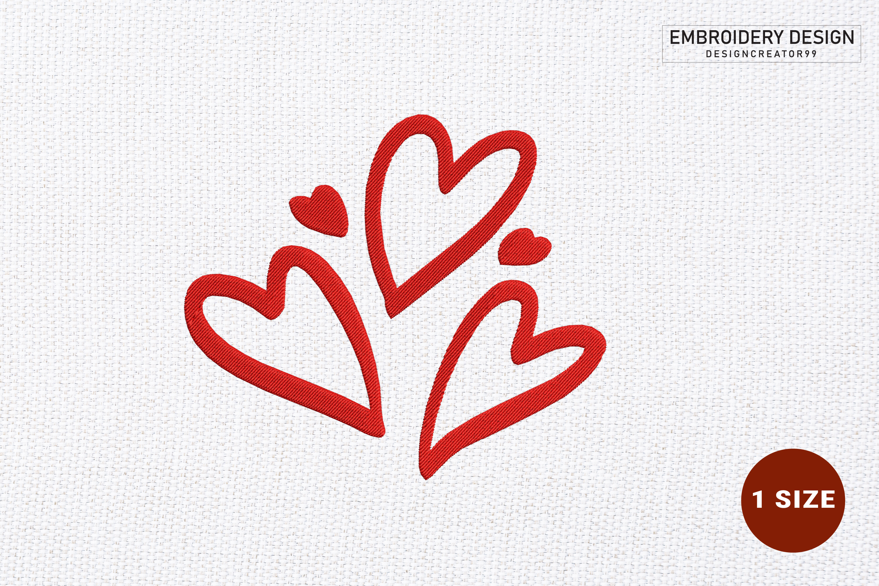 Love Embroidery Design