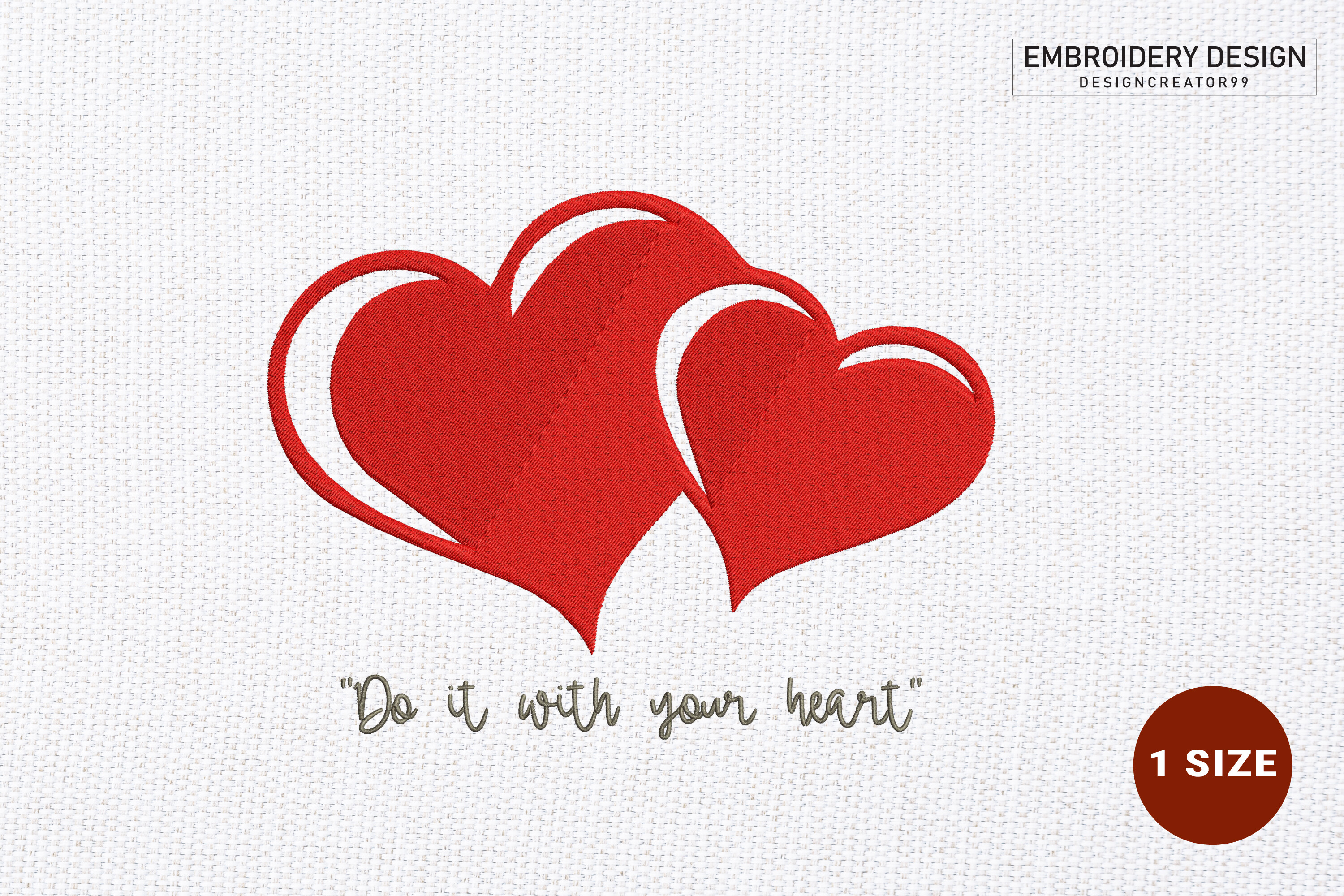 Love Embroidery Design