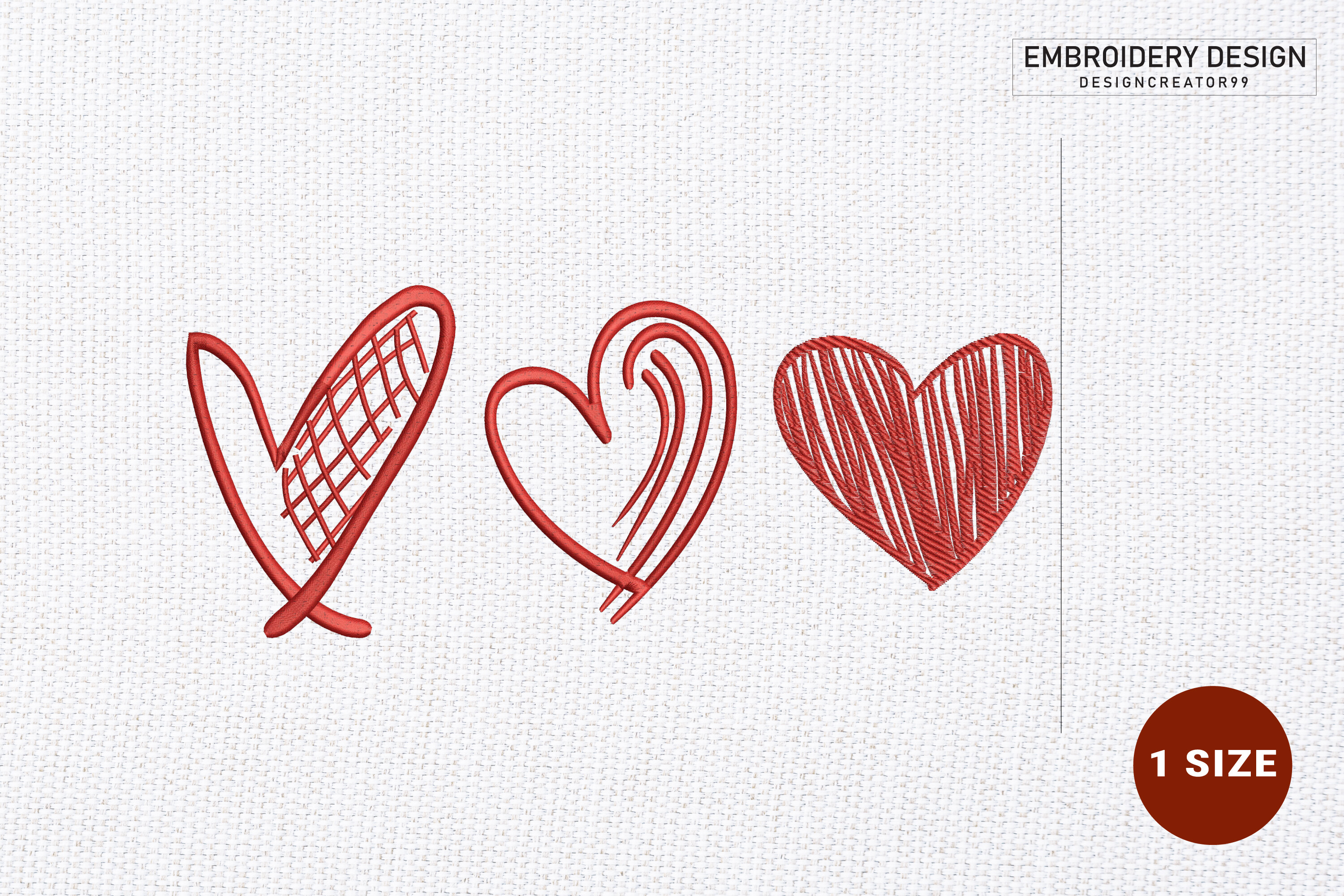 Love Embroidery Design