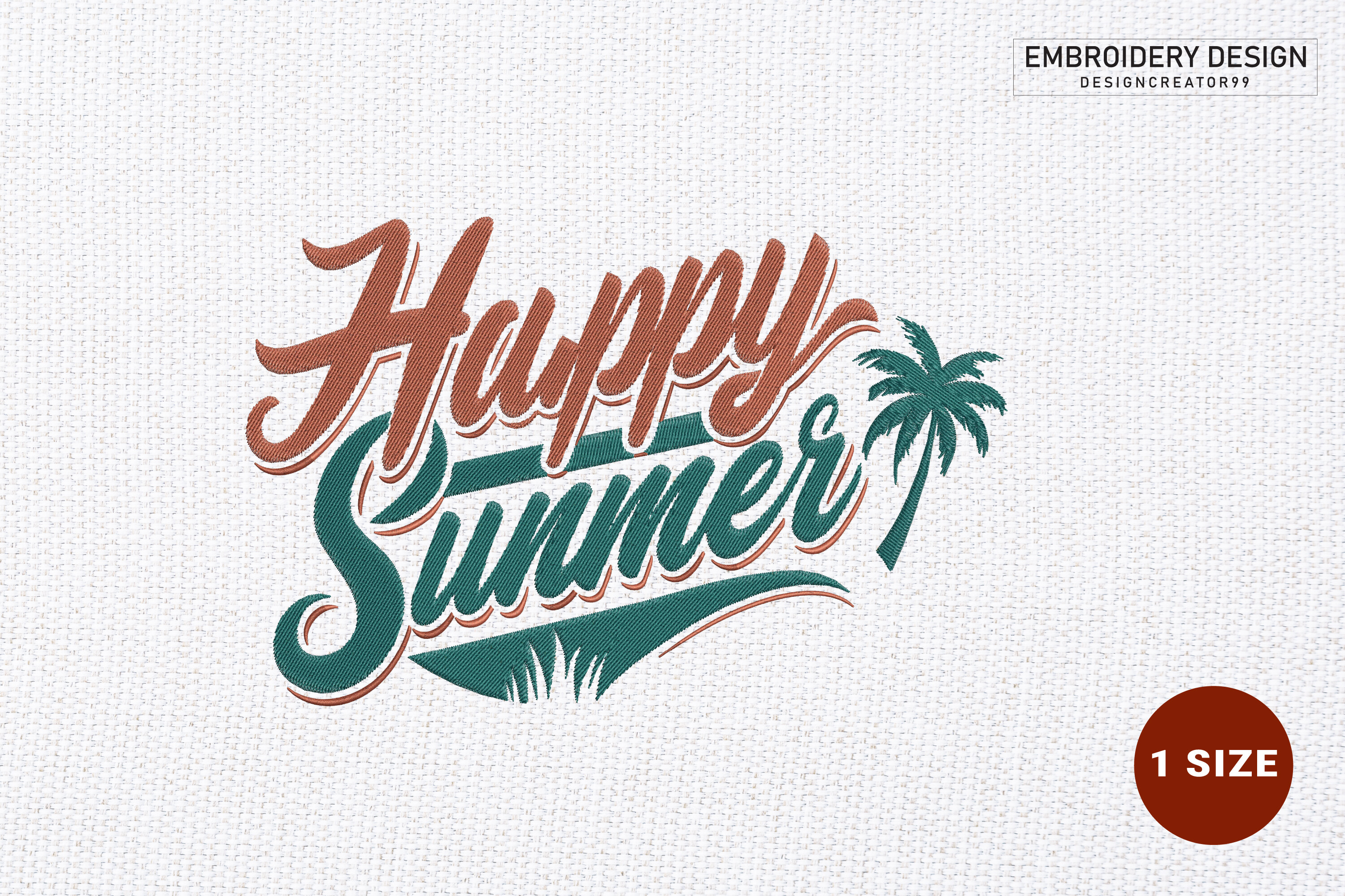 Summer Embroidery Design
