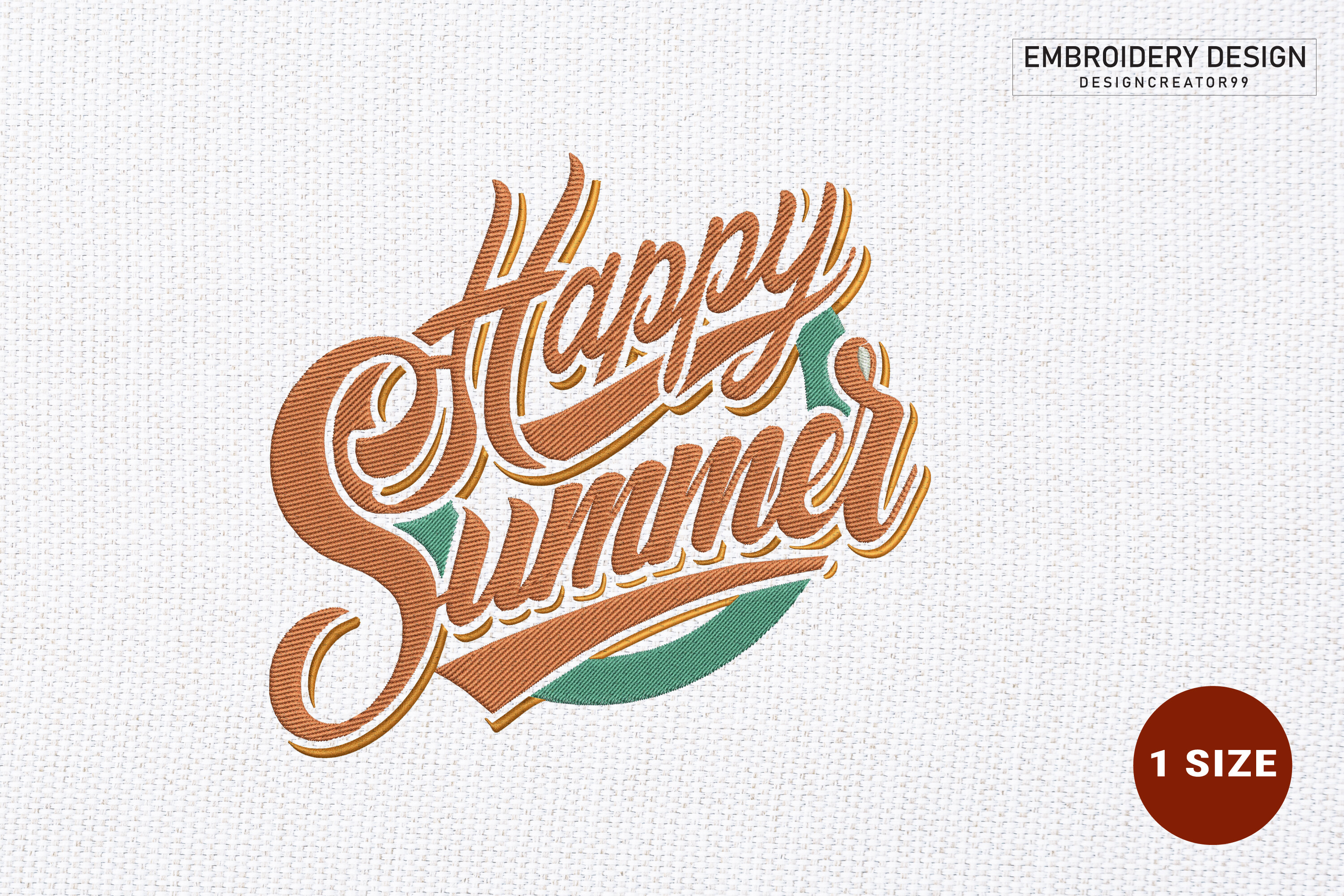 Summer Embroidery Design