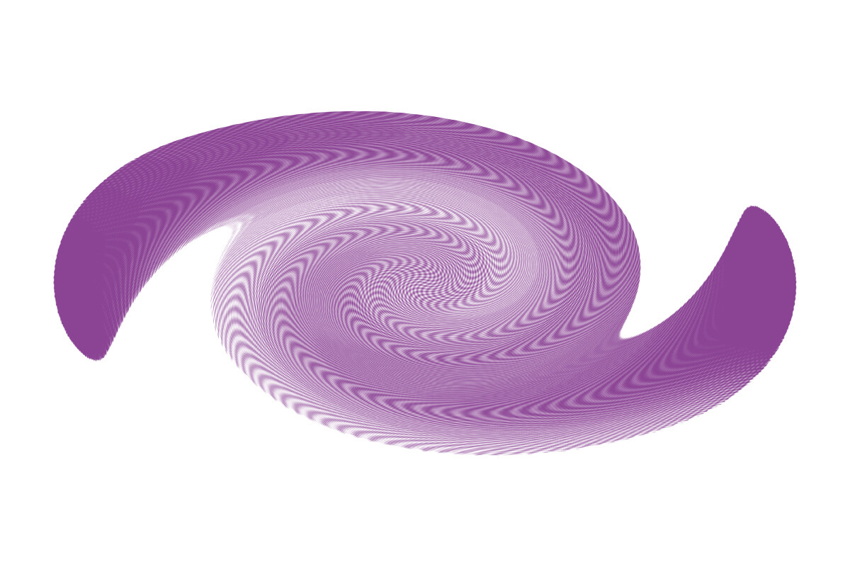 Abstract Purple Swirl Vortex