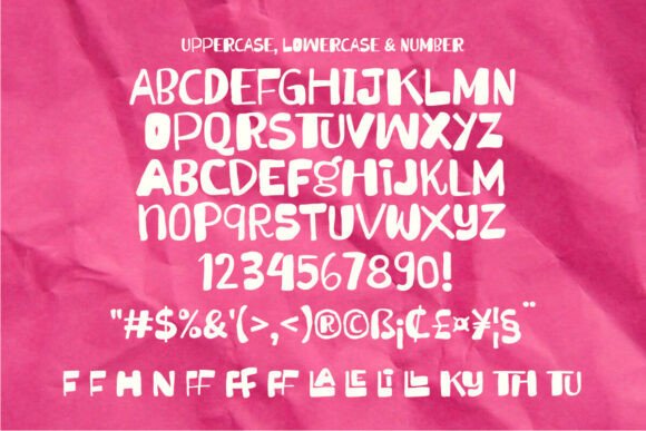 Angellin Freaky Font - Preview 1