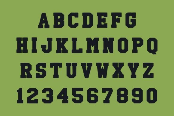 Athlete Baseball Font - Preview 3