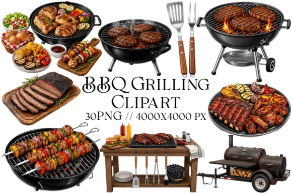 BBQ Grilling Clipart