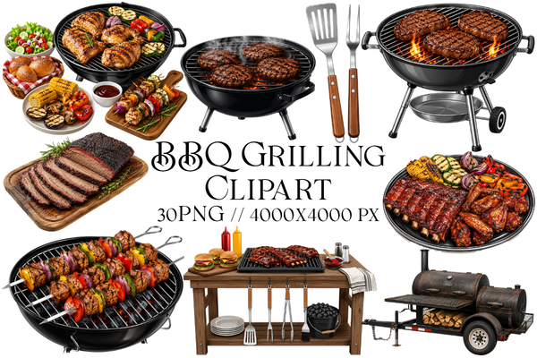 BBQ Grilling Clipart