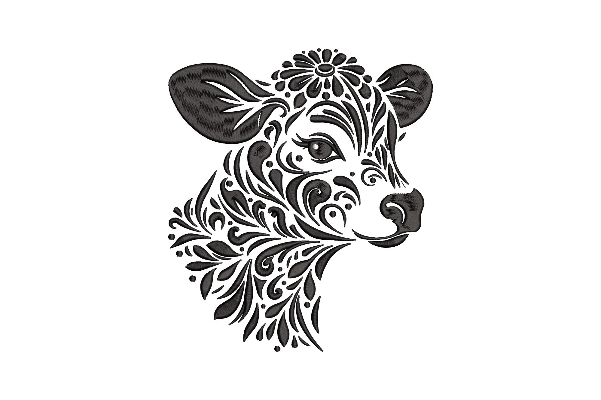 Baby Cow Silhouette