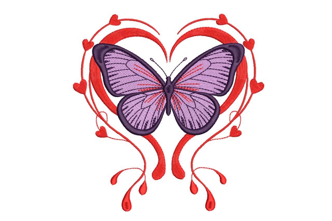 Butterfly Heart Frame