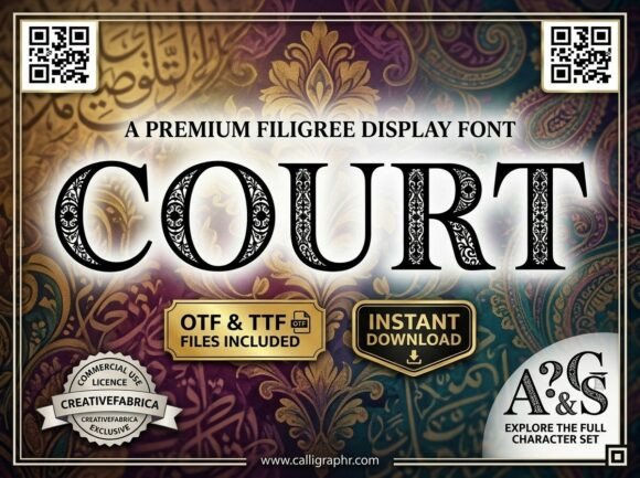 Court Font - Preview 1