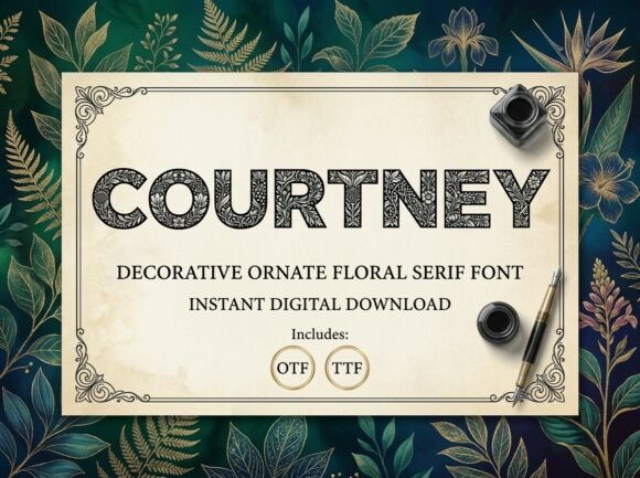 Courtney Font - Preview 1