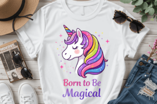 Cute Rainbow Unicorn Magical PNG Graphic by Design Wave · Creative Fabrica