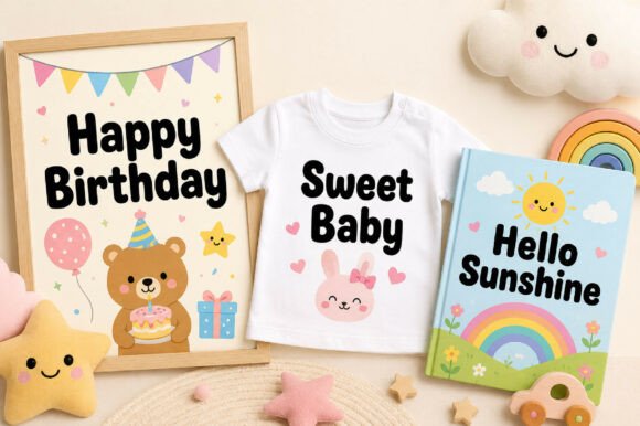 Cute Simple Font - Preview 1