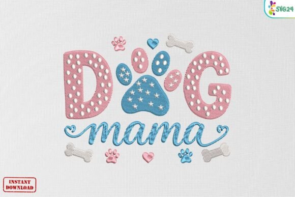 Dog Mama Paw Print