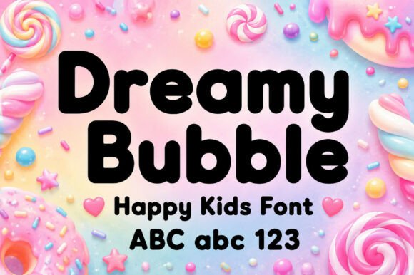 Dreamy Bubble Font - Preview 2