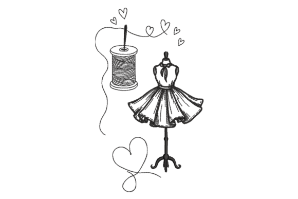 Dress Form & Thread