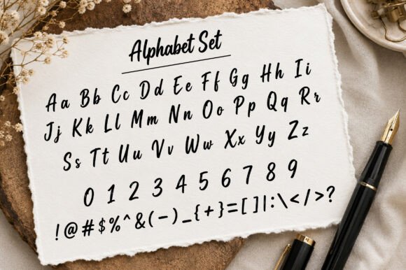 Elegant Brushy Strokes Font - Preview 1