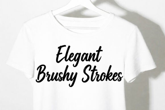 Elegant Brushy Strokes Font - Preview 4