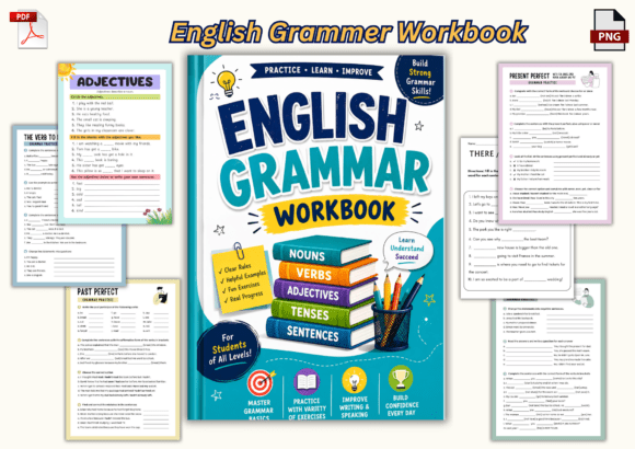 English Grammar Workbook for Kids