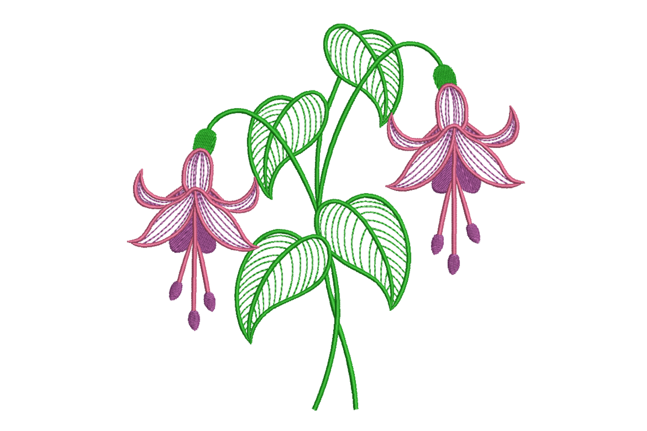 Fuchsia Flower Branch
