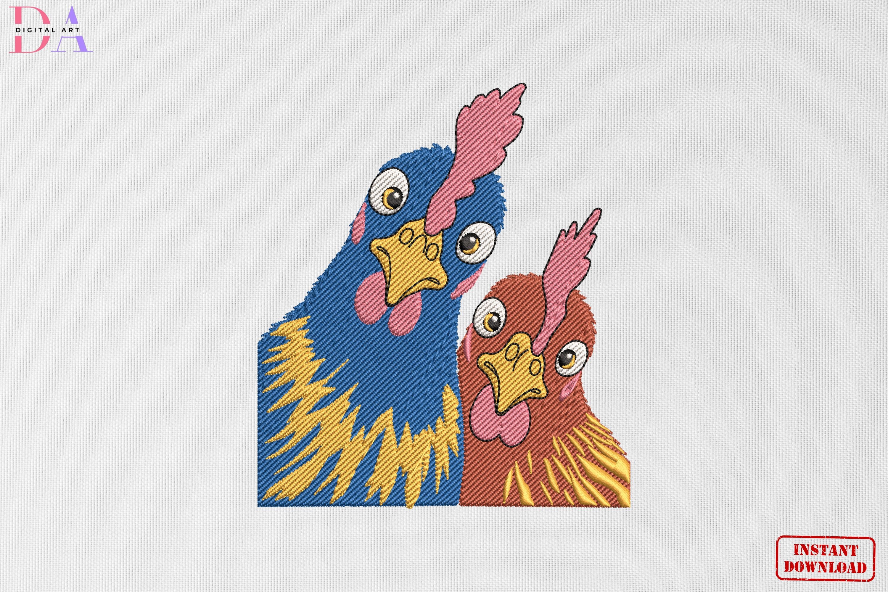 Funny Chicken Friends Faces