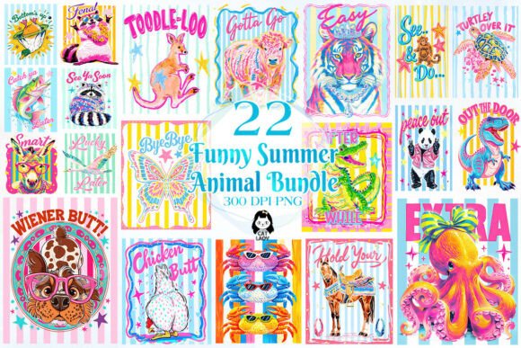 Funny Unique Summer Animal Later Gator Grafik Druckbare Illustrationen Von Cat Lady