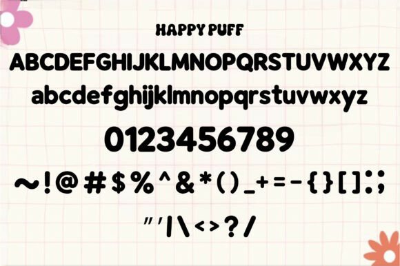 Happy Puff Font - Preview 1