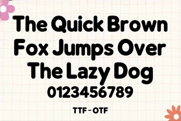Happy Puff Font - Preview 3