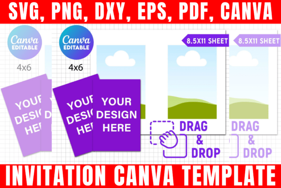 Invitation Template, Postcard