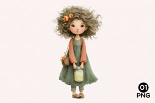 Little Summer Girl PNG Clipart Graphic by Sublimation Design · Creative ...