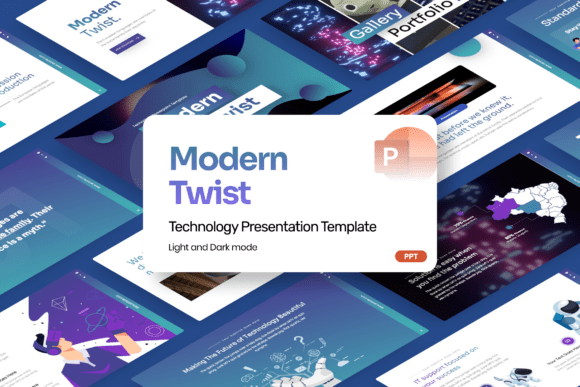 Modern Twist Creative PowerPoint