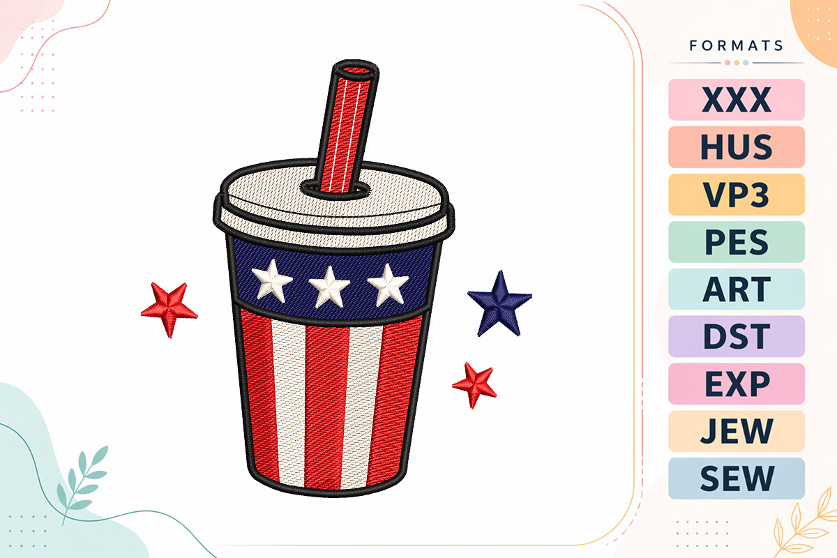 Patriotic Tumbler 4th of July