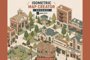 Procreate Isometric Map Creator Brushes Graphic by PdknyStudio ...
