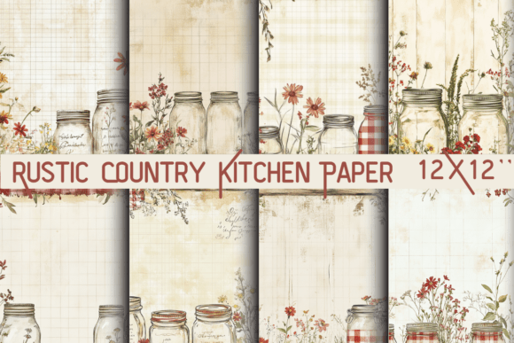 1 Rustic Home Aesthetic Paper Designs & Graphics