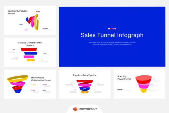 Preview of Sales Funnel Infography PowerPoint marketing presentation template