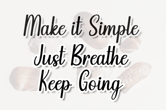 Signature Holidays Font PNG with transparent background - Preview 4