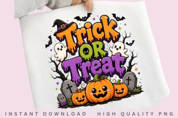 Trick or Treat Halloween PNG Design