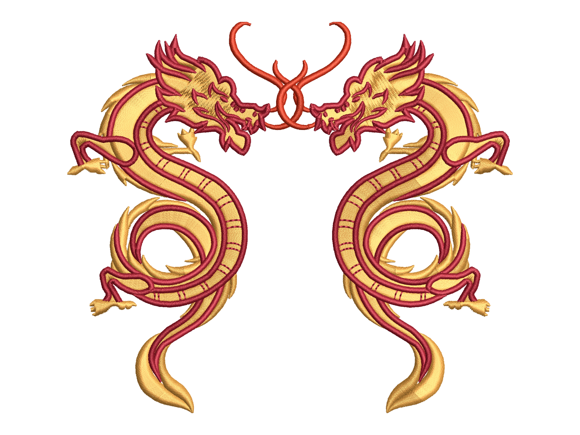 Twin Chinese Dragon